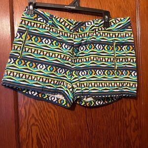 Stylus Geometric Pattern Colorful Women’s 6 Summer Shorts